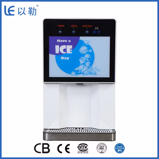 Distributeur automatique de café glacé de type table intelligente avec machine à glaçons